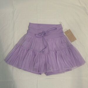 POPFLEX Lavender Mini Skirt